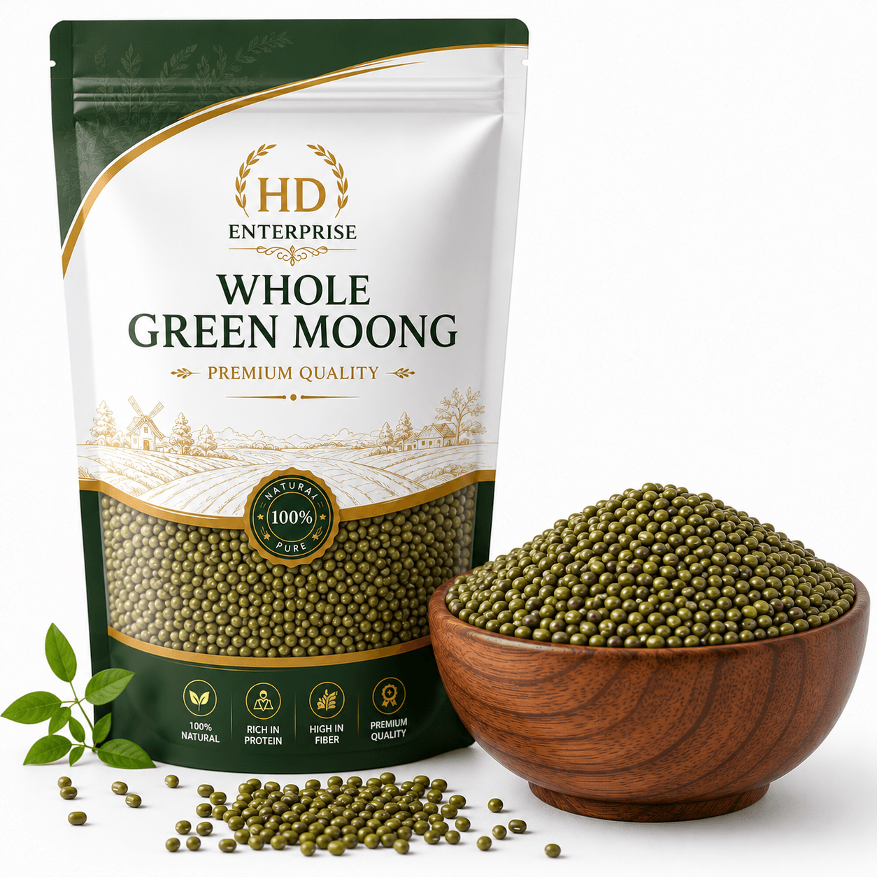 Green Moong (Whole) 1